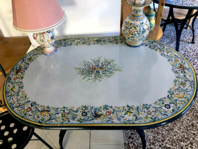 Tavolo 11- Decoro Floreale con Uccellini